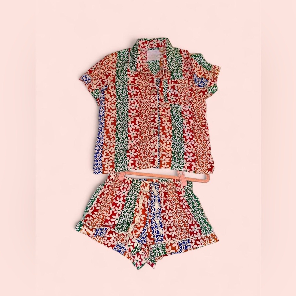 Floral pajama set